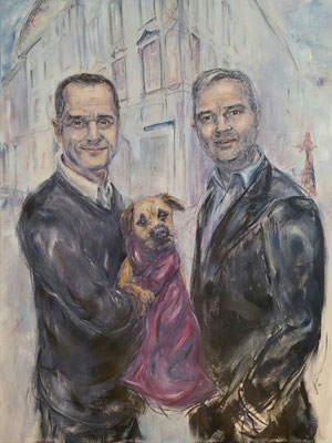 Johnny Talbot & Adrian Runhof • Talbot Runhof • 150 x 120 cm • oil on canvas
