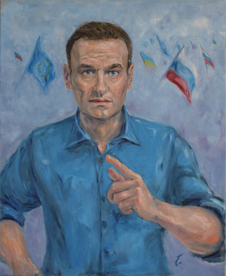 Alexei Navalny • 110 x 90 cm • oil on canvas