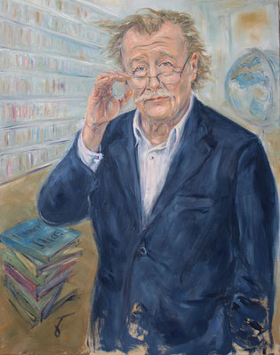 Peter Sloterdijk • German Philosopher • 110 x 90 cm • oil on canvas