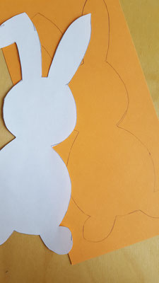 orangener Hase