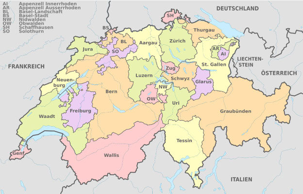 Geografie Schweiz