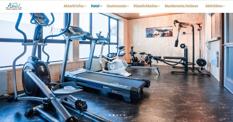 Gutes Wanderhotel Wallis mit Sauna und Fitnessraum