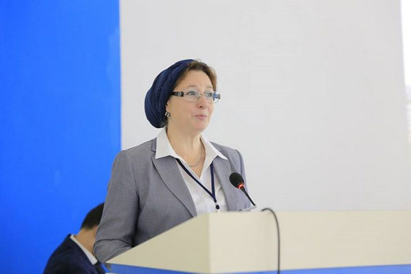 Dashkova, E. V., Moderator of the Plenary Session, Deputy Dean of the Faculty of Geography and Geoecology of the Chechen State University, Cand. Sc. in Physics, Associate Professor