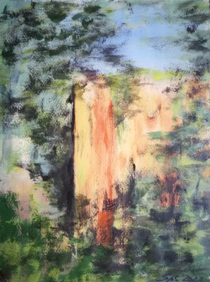 Bibemus2 2023, Acryl auf Papier 40x50, 250,-€