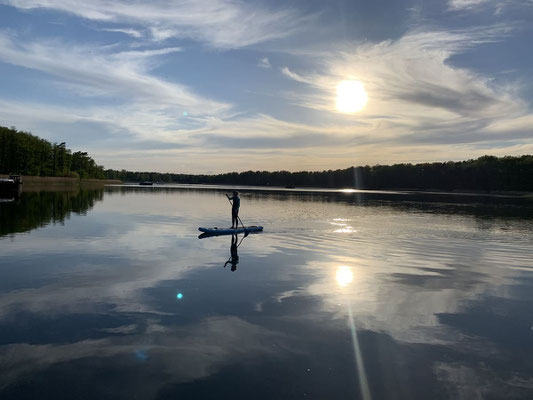 Abendstimmung im Hausbooturlaub  | Hausboot mieten | Die Bootschaft