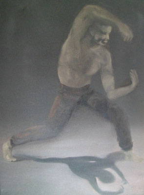 Alvin Ailey - Company: Jazz (2017)  0,70x0,50  Öl auf Leinwand