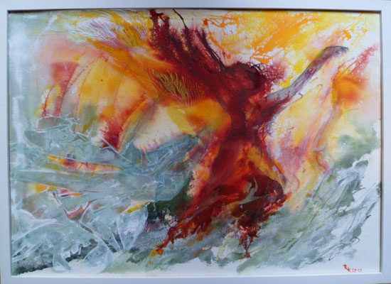 "Movement 3" (2019)  0,70x0,50  Mixed Media