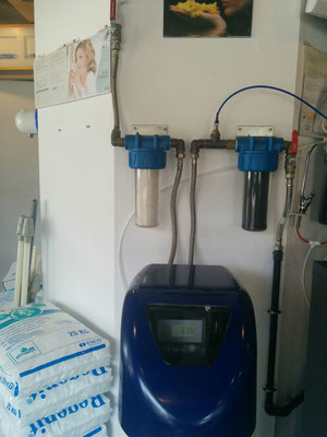 installation adoucisseur autotrol vanne logix  aquapur