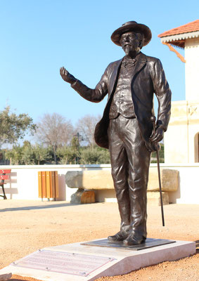 Buste-Statue-Sculpture-Bronze-Frédéric-Mistral-Sculpteur-Langloÿs