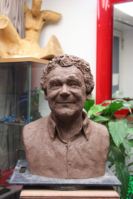 Buste, de Pierre Perret, à Castelsarrazin, sculpteur Langloÿs