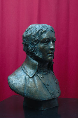 Buste de Louis Lazare Hoche, sculpteur Langloÿs