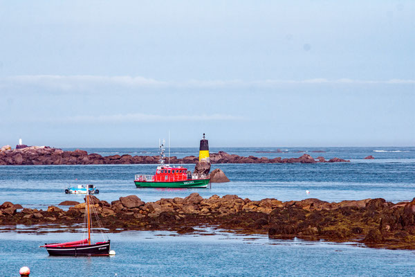 Portsall. Vor der Küste ging im März der Tanker Amoco Cadiz (beladen mit 223.000 Tonnen Rohöl) unter.