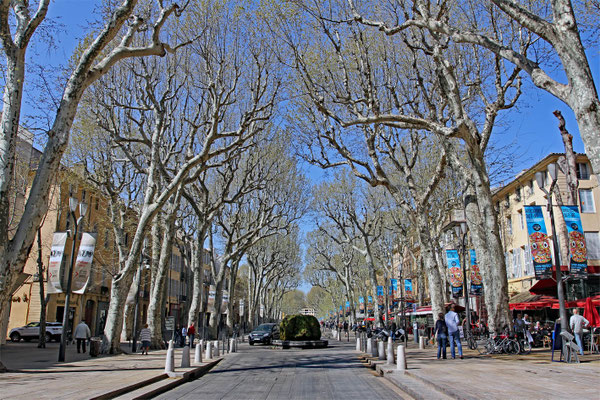 Der Cours Mirabeau - die Flaniermeile