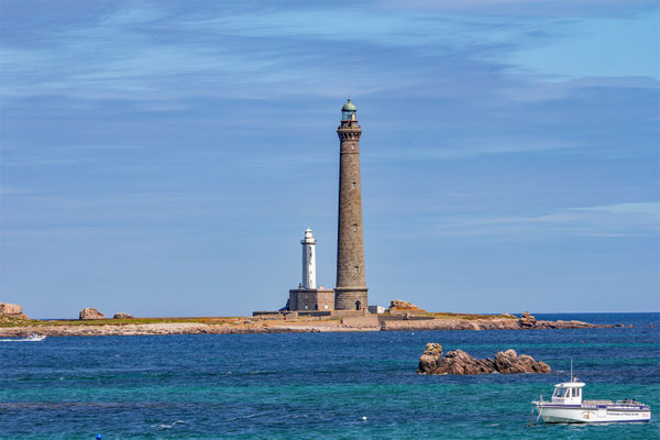 Der Phare de l'Île Vierge ist 82,5 Meter hoch und wurde zwischen 1842 und 1845 erbaut.