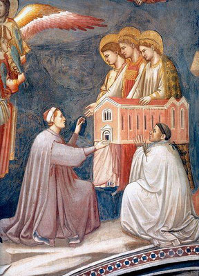 Giotto di Bondone: Freskengemälde in der Cappella degli Scrovegni in Padua, 1304 - 1306 