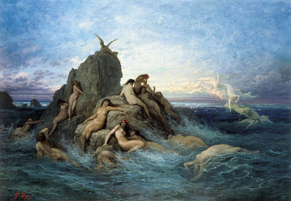 Gustave Doré: Ozeaniden, 1860 - 1869