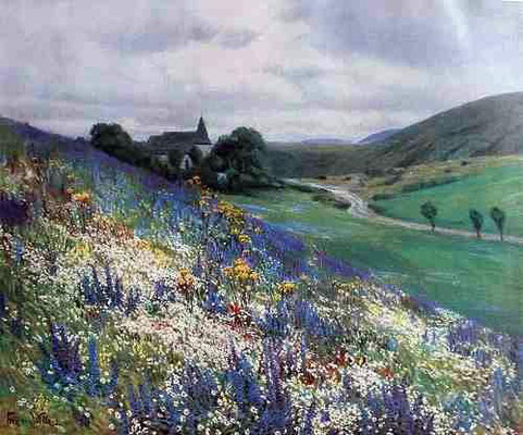 Fritz von Wille: Die blaue Blume, 1906 - 1907