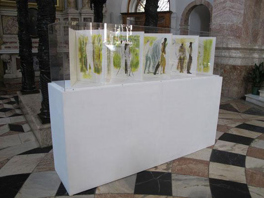 Sterntaler, Teil des Projektes "Fastentuch" im Dom zu St. Jakob, Innsbruck, 2010