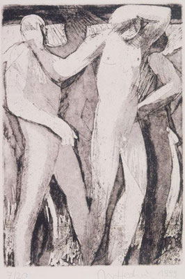 bodies III, Radierung, 1999, 24x16,5