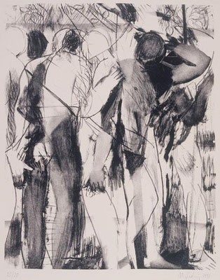 Körper I, 1997, Lithographie, 64 x 48 cm, Edition 20