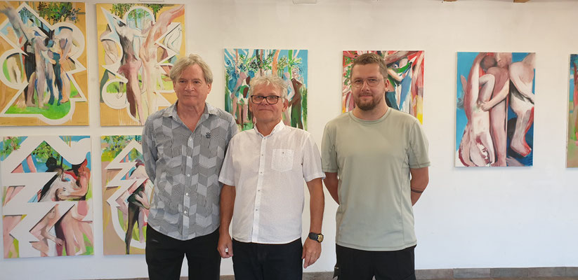 Michael Hedwig, Jan Pastula und Lukas Kusnierz