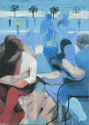 Einwirkung, 2013, Acryl auf Leinwand, 140x100cm