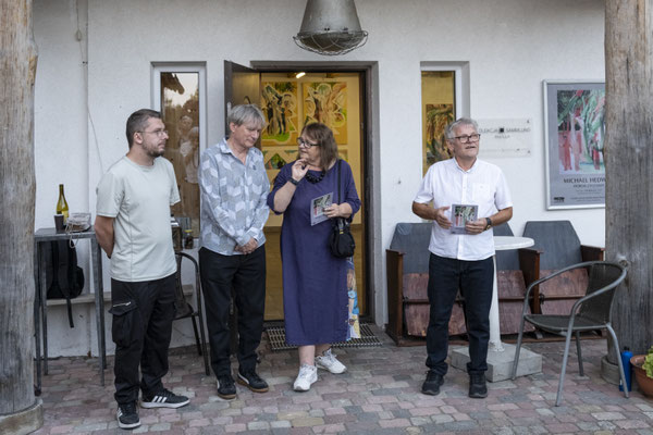 Łukasz Kuśnierz, Michael Hedwig, Marta Pisarek und Jan Pastula