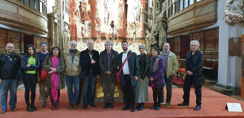 Eva Petric, Kurt Waldhütter, Andrea Pauli, Stefan Alexander Kamp, Kilian Franer, Michael Hedwig, Markus Rumelhart, Bogumila Österreicher, Szabo Katalin, Gerhard Cerwenka, Axl Litschke. Foto: Otto Steinbach