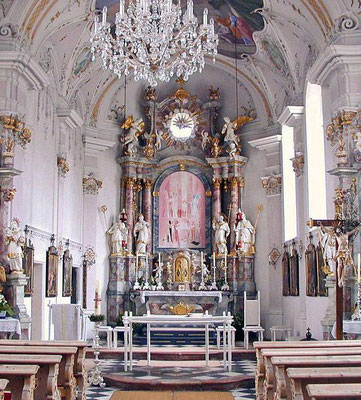 2006, Österliches Hochaltarbild, Pfarrkirche Vill/Tirol