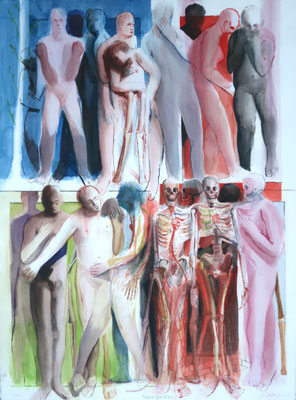 Transfiguration, 2023, Aquarell, 76,5x56cm