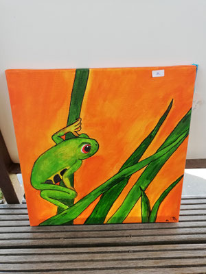 Frosch    40 x 40 cm                                                                                       30,00€