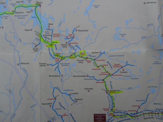 Wasserstraßen Karte Havel