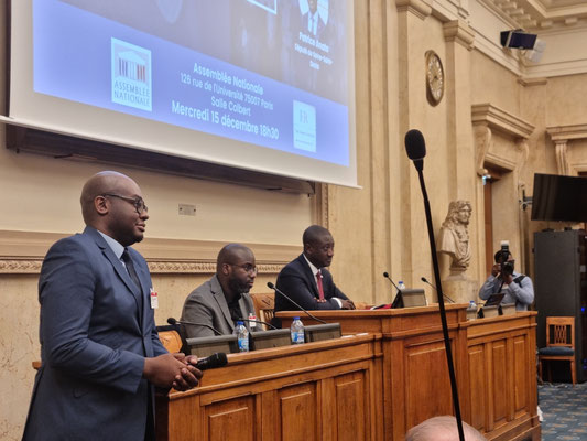 15/12/2021: Module FR "Dialogue Police / Population" à l'assemblée nationale avec le député de la 3e circonscription de la Seine-Saint-Denis, Patrice Anato et Abdoulaye Kanté.