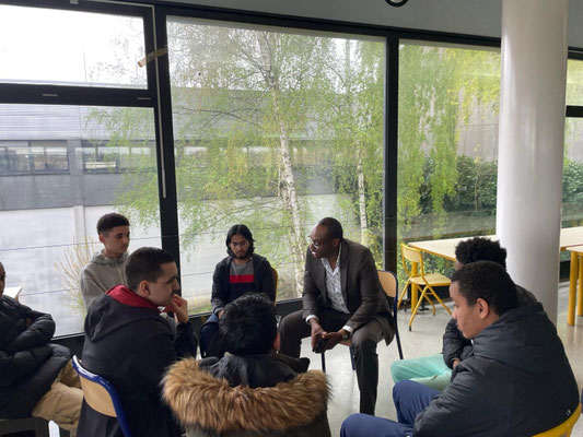 05/04/2024: À Sarcelles, lycée Maryse Condé. Intervention à l'événement organisé par "Graines de France", les "Rencontres du possible - c'est à toi que je parle!"