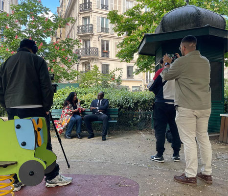 23/04/2025: À Paris. 1er jour de tournage d'un documentaire choc à venir...