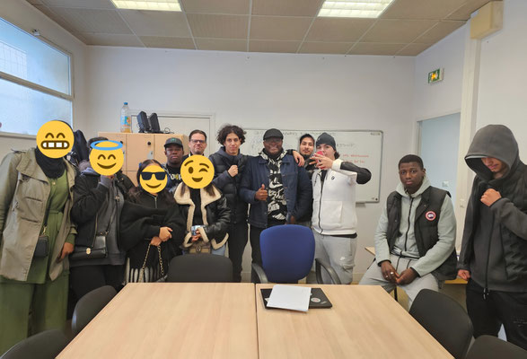 06/11/2024: À Paris, centre Afpa. Intervention auprès des jeunes de la Promo16-18, module FR "Théories du comportement".