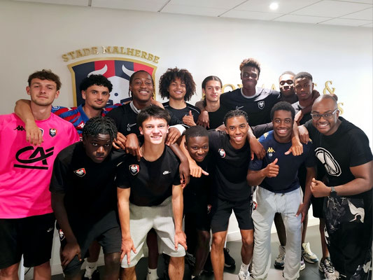 08/04/2026: À Caen, centre de formation du Stade Malherbe de Caen.  Interventions ce jour auprès des U18 puis des U16 sur la lutte contre les discriminations.