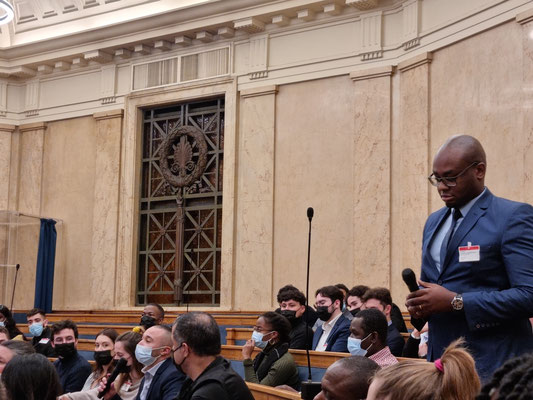 15/12/2021: Module FR "Dialogue Police / Population" à l'assemblée nationale avec le député de la 3e circonscription de la Seine-Saint-Denis, Patrice Anato et Abdoulaye Kanté.