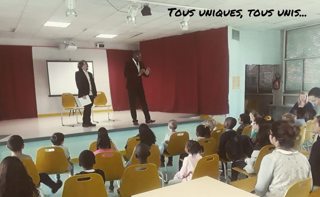 15/06/18: Intervention citoyenne au collège Georges-Politzer à Montreuil (93) auprès de bambins tout mignons de maternelle (issus de l'école Daniel-Renoult).