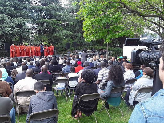 10/05/18: Commémoration de l'abolition de l'esclavage à Clichy-la-Garenne avec la ghorale "Total Praise".