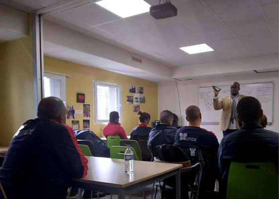 23/02/2023: À Marseille, centre ÉPIDE. Intervention module FR "Théories du comportement".