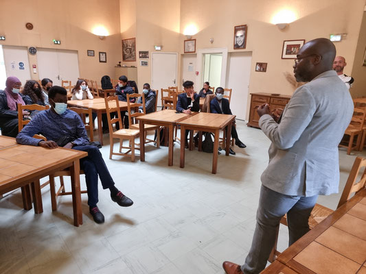 15/09/2021: Dialogue Police/Jeunesse avec Abdoulaye Kanté à Compiègne. 