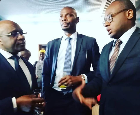 15/05/19: échange avec Elie Nkamgueu, président du Club Efficience cérémonie de remise des bourses d'excellence 2019 au siège de Canal +