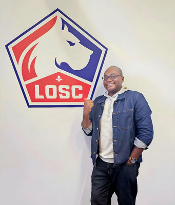 10/09/2025: À Lille ce jour, domaine de Luchin, siège du Losc (club pro et centre de formation). Interventions ce jour pour la LFP (Ligue de Football Professionnel) auprès du Top Management et des supporters.   À la fin, un entretien chaleureux avec Olivier Létang, président du club👍🏾