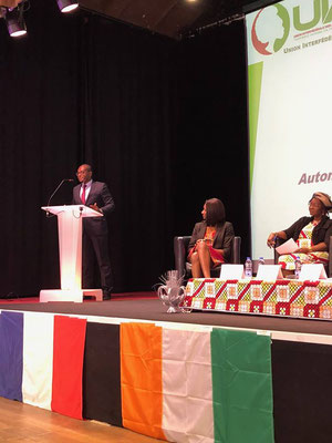23/06/18: Je suis intervenu ce jour à la conférence-débat organisée par l'UIAFFIF sur la thématique de l'autonomisation, l'intégration et la valorisation de la femme africaine de France. Un moment très fort humainement.
