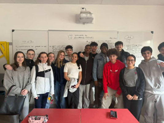 05 et 06/02/2026: À Valence, Institution Notre-Dame.   Dernières interventions ce jour pour cette année scolaire. L'aboutissement d'un marathon d'interventions auprès des 8 classes de seconde du lycée, 2 interventions par classe. 