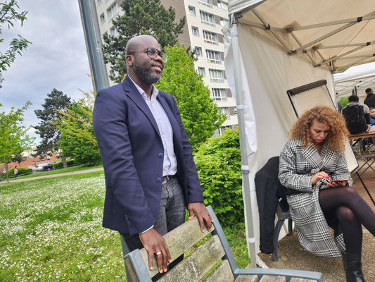 11/05/2023: À Taverny, intervention de Sarah Frikh, Abdoulaye Kanté et Abel Boyi dans le dispositif jeunesse "Ma Ville à Coeur".