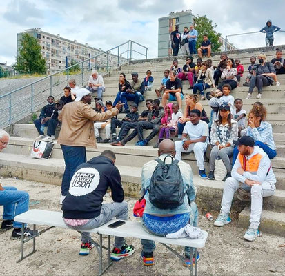 03/07/2021: Débat avec les jeunes .Évènement à Clichy-sous-Bois - Dialogue Police/Jeunesse, comment apaiser les tensions?