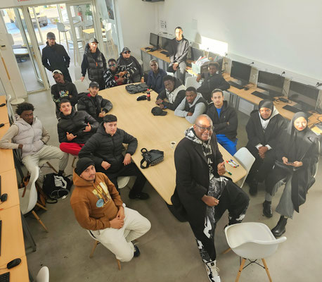 18/12/2024: À Marseille, École de la 2e Chance.  Intervention module FR "Théories du comportement".