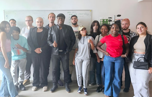 09/09/2025: Rentrée Marseillaise, École de la 2e Chance. Intervention dans l'antenne du 9e arrondissement le matin (Romain Rolland).